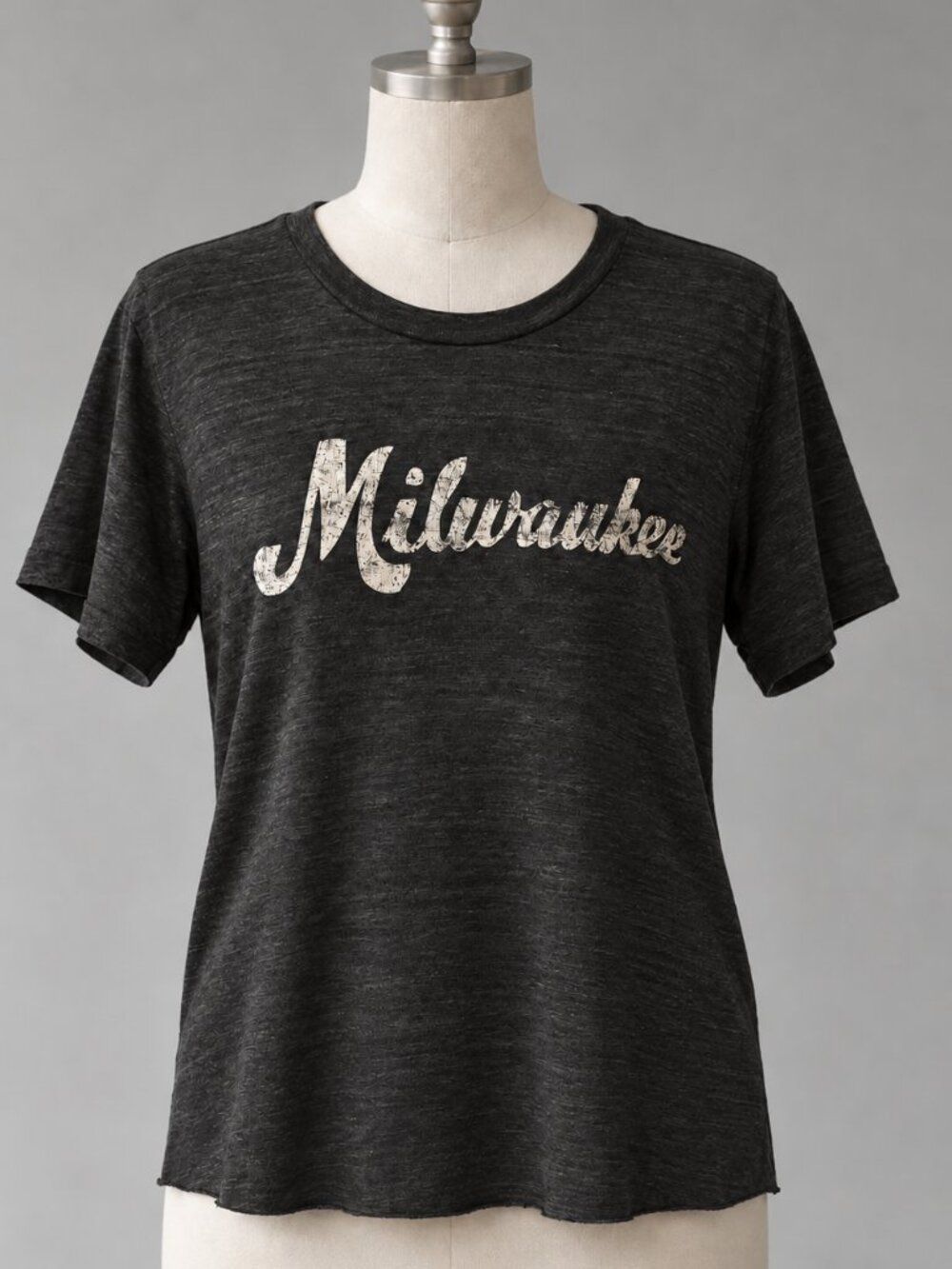 Milwaukee | Heather Charcoal Gray American Apparel T-Shirt